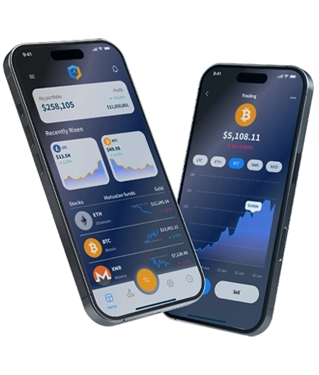 BullBitTrade Smartphone-Dashboard